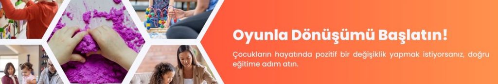 Oyun terapisi seansı sırasında kum havuzu kullanımı